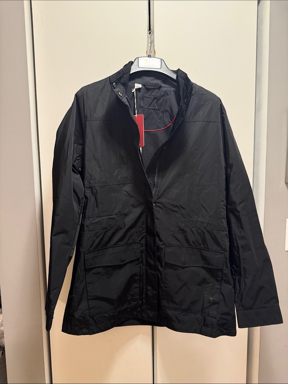 Cutter & Buck Black Lightweight Packable Jacket
